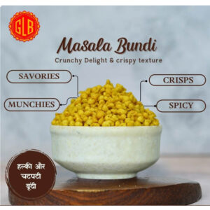 Girdharilal Masala Bundi 500g – Authentic Bikaneri Snack for Raita & Chaats
